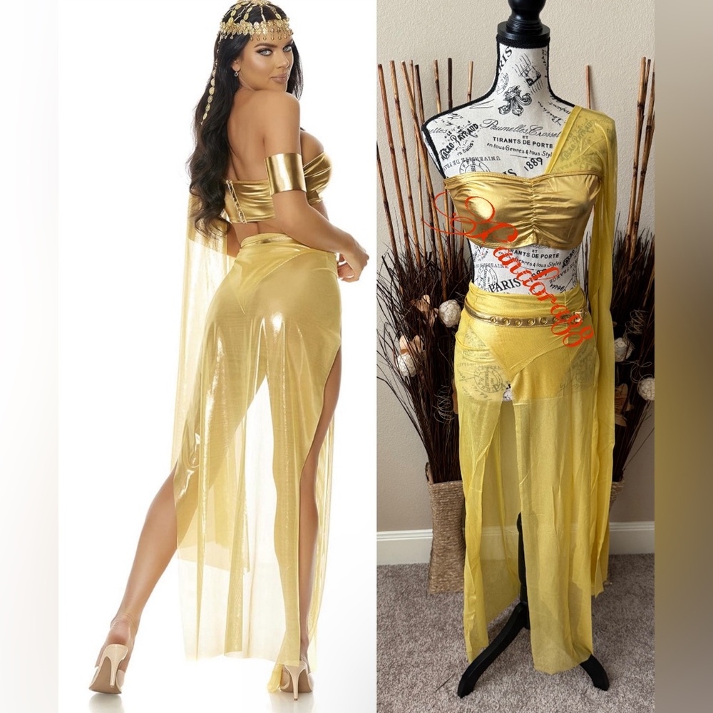 Sexy cleopatra sexy gold goddess